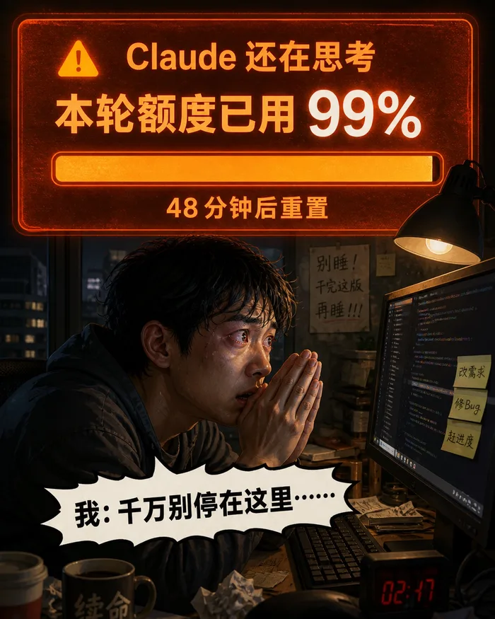 AI 编程日常：额度、重试与幻觉